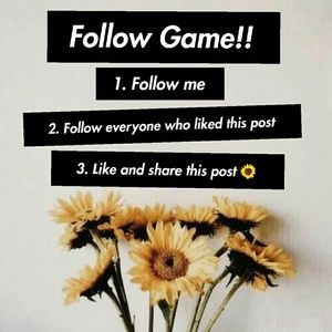 ✨🌼NEW FOLLOW GAME✨🌼 FOLLOW NEW LIKERS😍